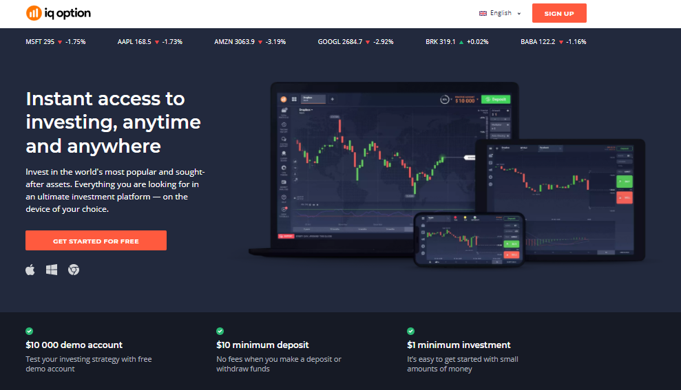 IQ Option Online Trading Platform IQ Option Online Trading Platform