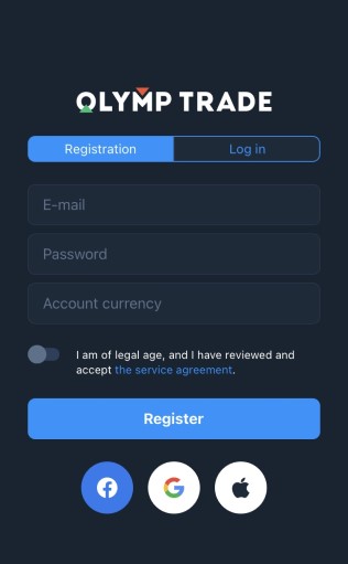 Register in one click Register in one click
