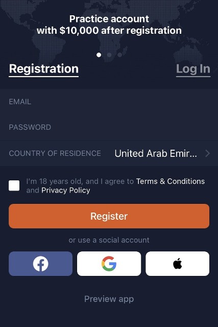 Easy registration Easy registration